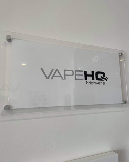 5mm Clear Acrylic Sign