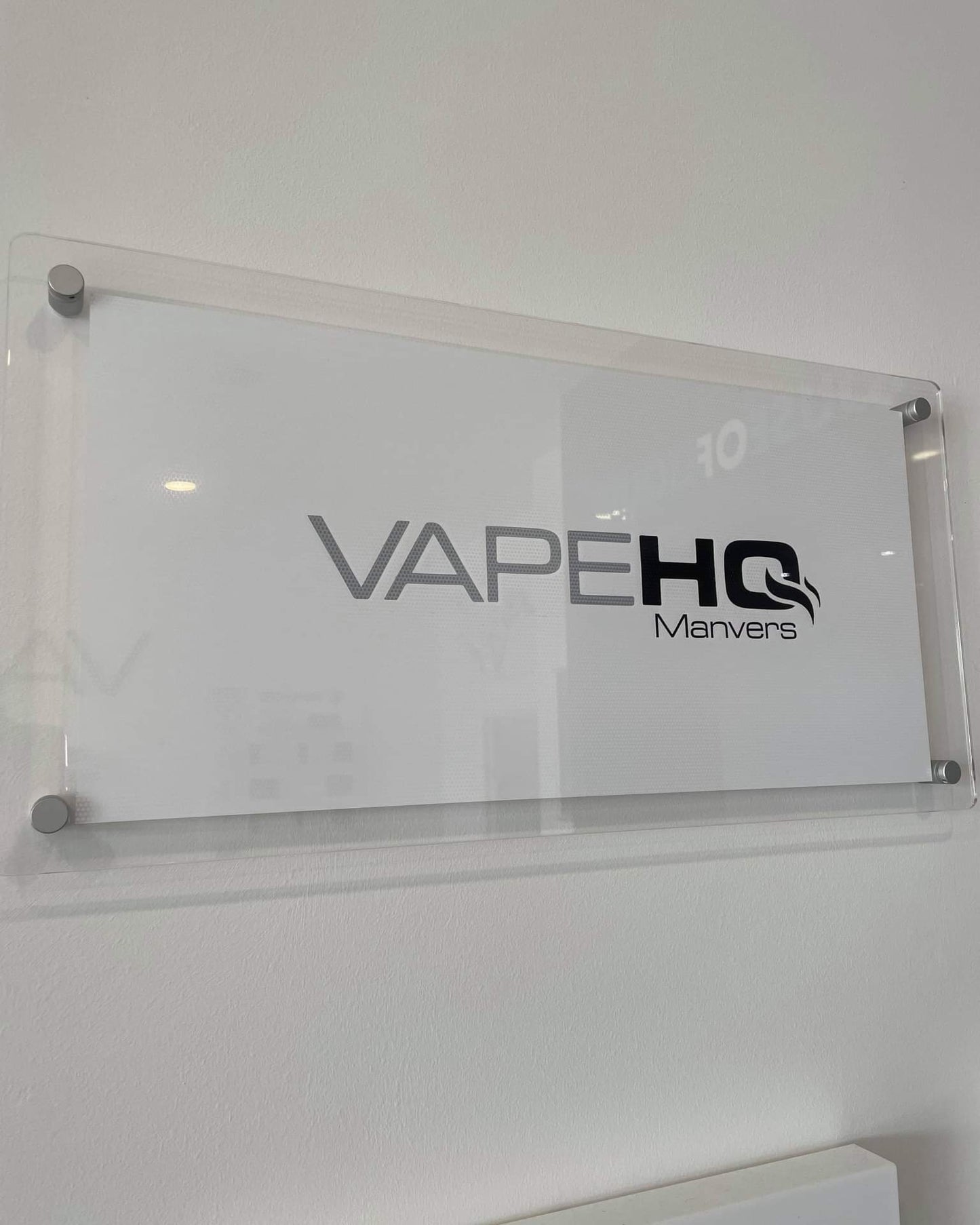 3mm Clear Acrylic Sign